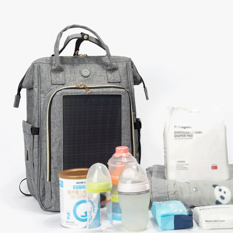 Solar Charging Large Capacity Multifunctional Women Backpacking Travel