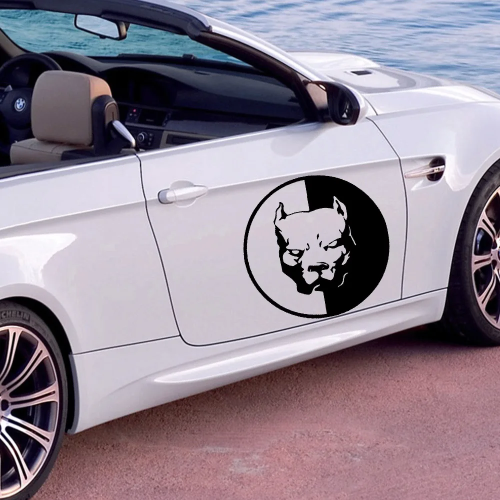 

Cartoon dog Car Accessories Exterior Fashion Cartoon Car Sticker Window Decoration Personality Vinyl Decals