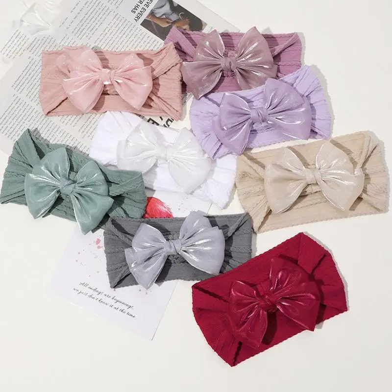 Baby Bows And Headbands Knot Headbands With Hair Bows Stretchy Knot With Hair Soft Hairbands Girls