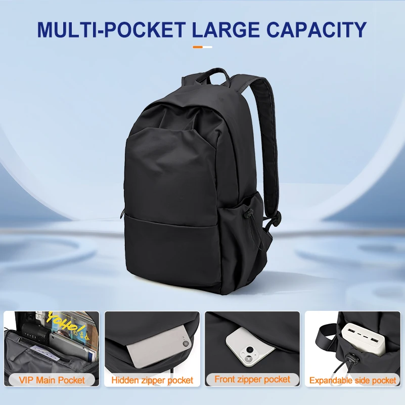 Zaino Da Laptop 30L Per Donna E Uomo – Impermeabile, Porta USB, Scomparto Antifurto, Adatto Per PC 15.6" E Tablet 9.7"