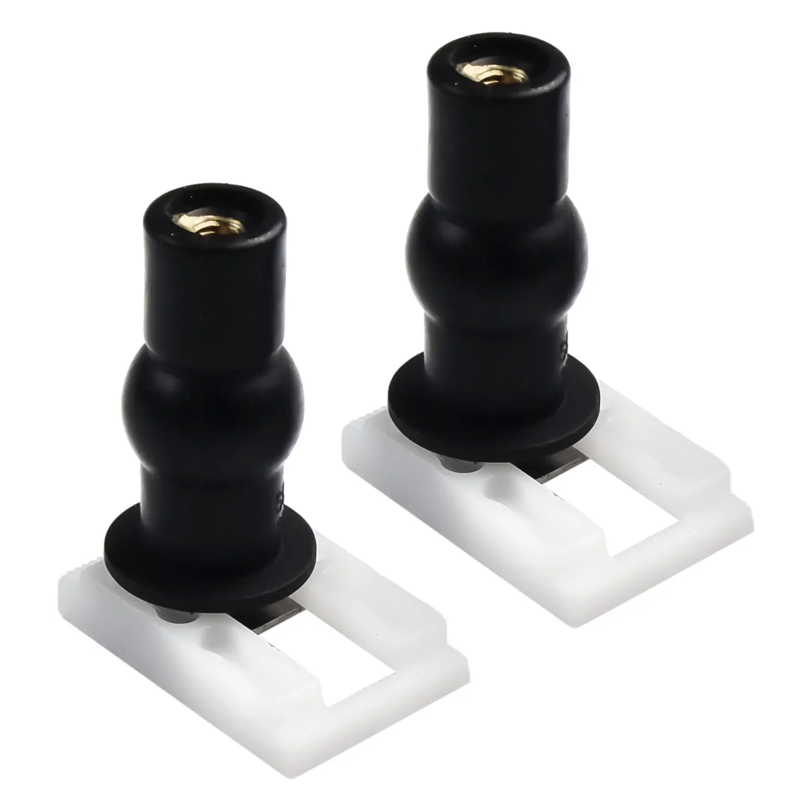 Easy Installation Toilet Seat Hinge Screws Securely Fixes Toilet Seats Complete Screw Set with Rubber Expansion Plugs toilet hinge repair kit