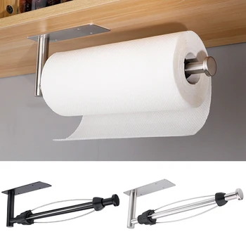 Porte-rouleau de papier mural en acier inoxydable, outil d'installation inclus, outil de cuisine 1