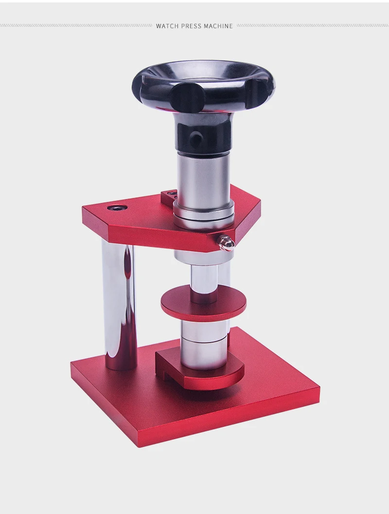 Watch Repair Tools Screw Type Precise Crystal Bezel Watch Back Case Cover Press Tool with 20 Dies Pressing Repair for Watchmaker