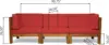 Outdoor Sectional Sofa Set -Seater - Acacia Wood - Outdoor Cushions 2