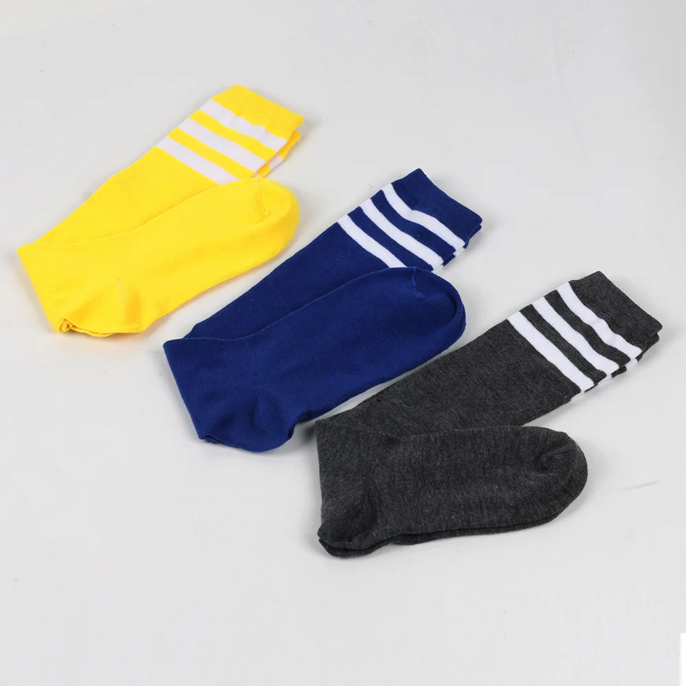 College-Socken mit drei Streifen und mittlerer Röhre für Damen, Baumwolle, Sommer, Frühling, Schulmädchen, knielange Socken, Performance-Socken mit mittlerer Wade – Detail 13
