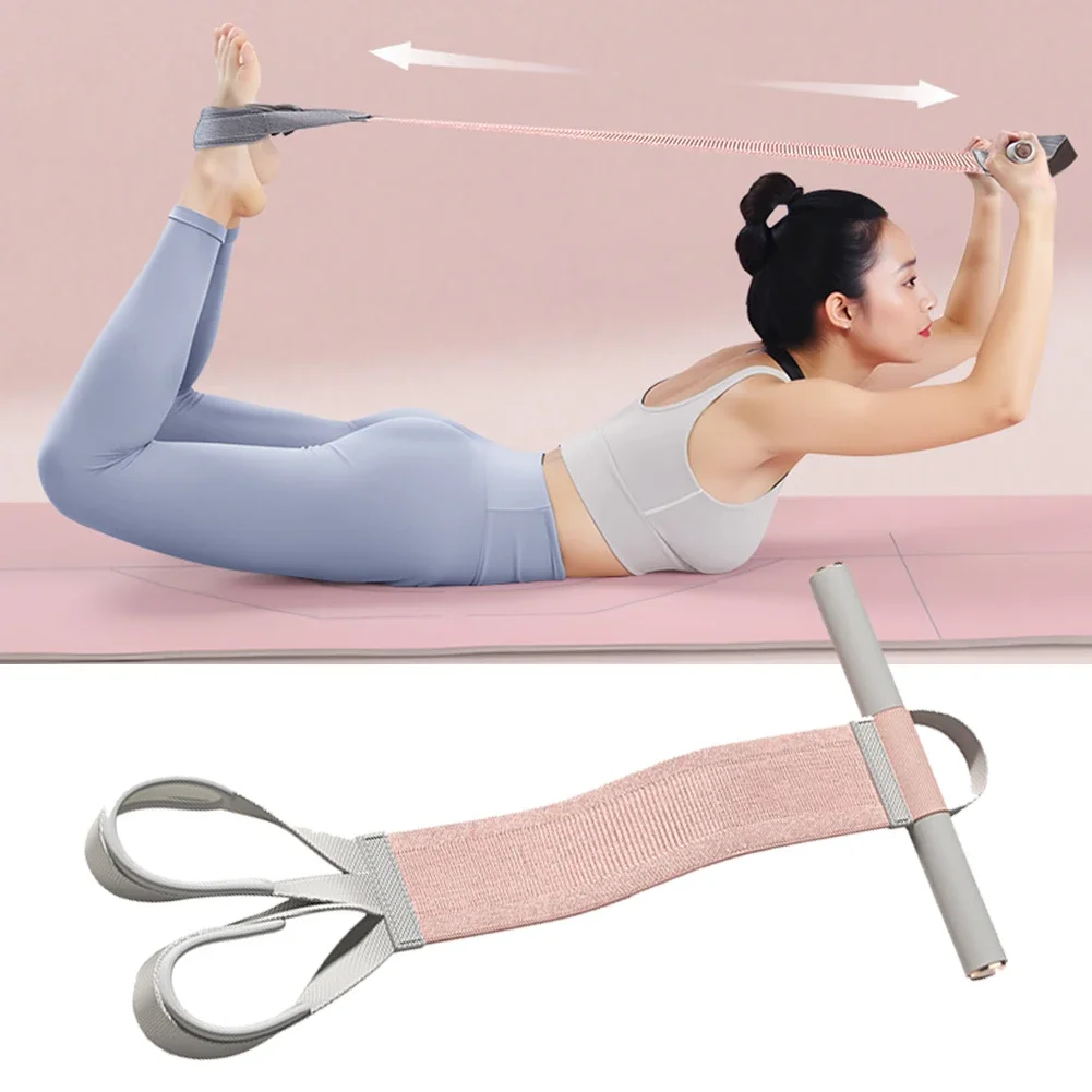 Fashion Sit-up Abdominal Toning Yoga Stretching Assist Tool Home Fitness Equipment Fabric Foot Pedal Pull Rope