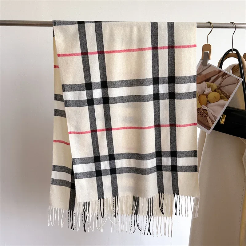 Autumn Winter Cashmere Imitation Scarf Men Women Warm Shawl Neckerchief Scarves Accessories Bufanda Tassel silk scarf baby scarf wool scarf