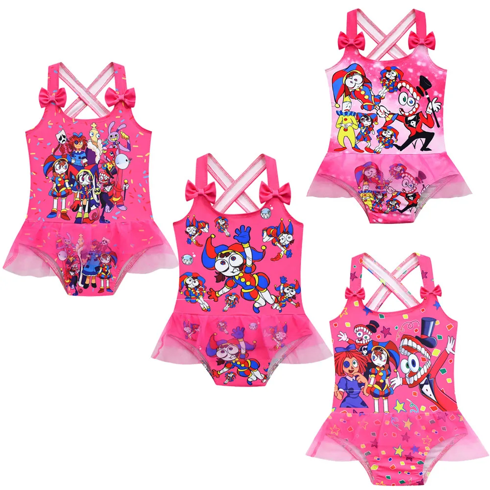 The Amazing Digital Circus Girls Swimwear Nuovo Costume Da Bagno Per Bambini Costume Da Bagno Per Bambini Costume Da Bagno Per Bambini