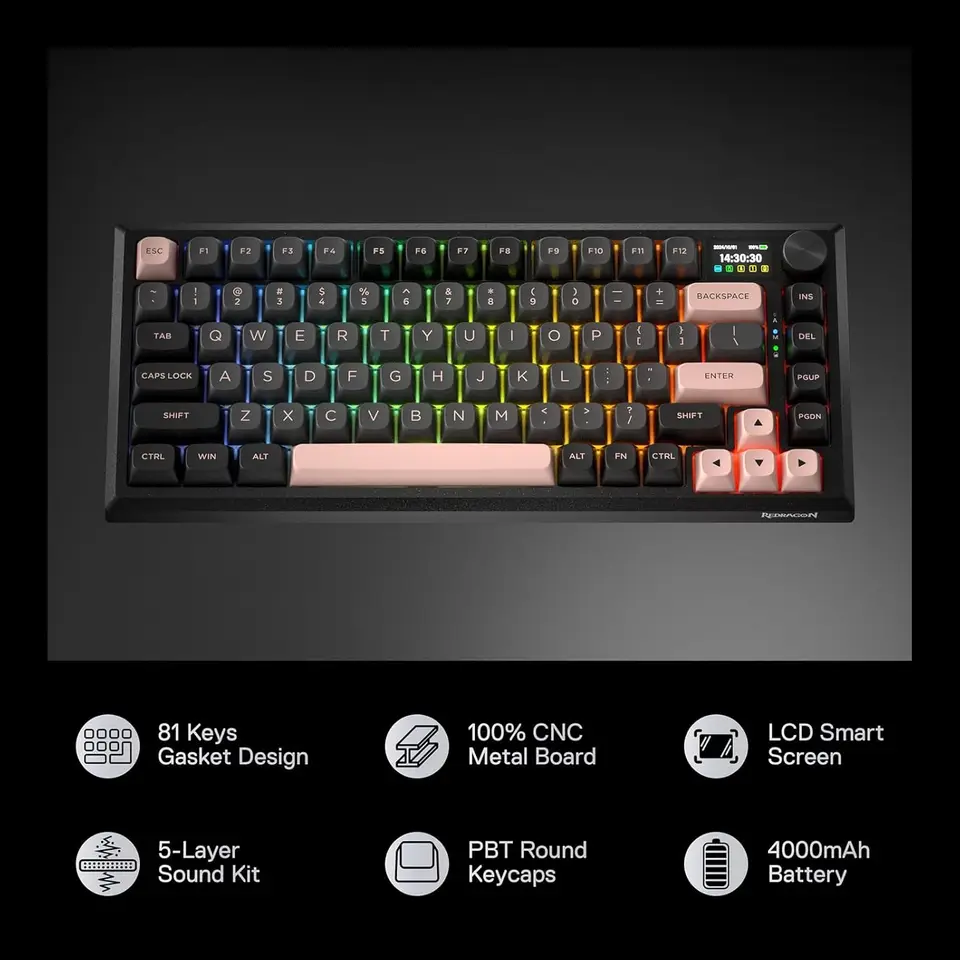 Redragon K720 Wireless Mechanical Gaming Keyboard