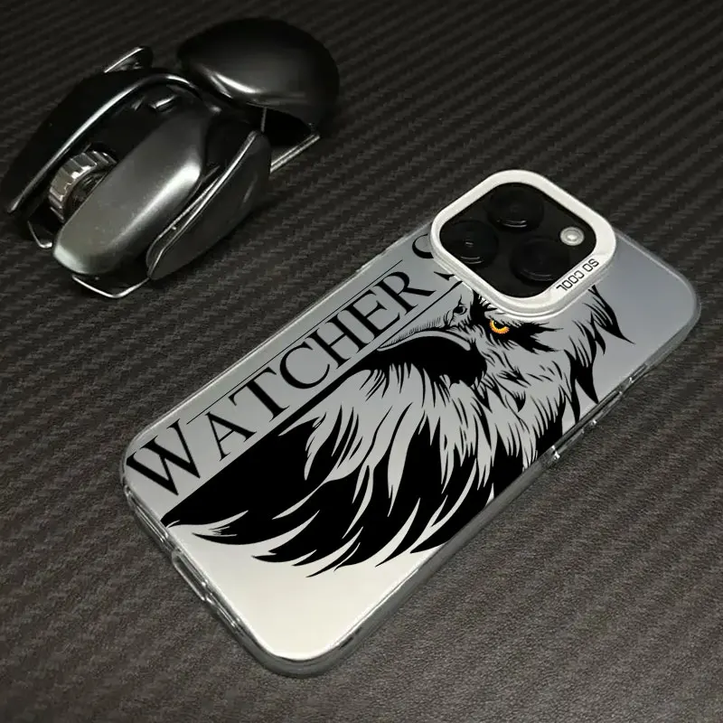 Majestic Wildlife Series Phone Case - Wolf, Eagle, and Tiger Design