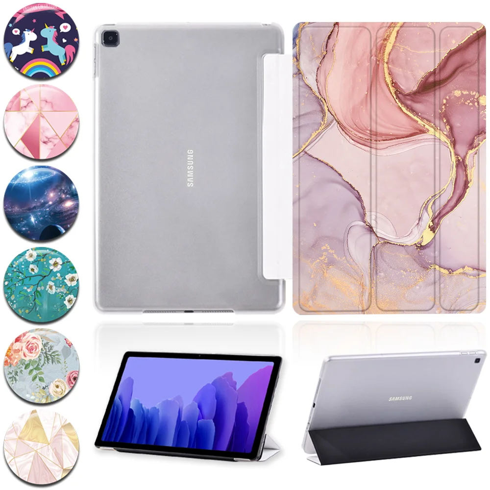 Capinha para Samsung Galaxy Tab a7 10.4 2023 Sm-t500 Sm-t505 Suporte de Couro do Plutônio Tablet Capa para Galaxy Tab a 10.12023 Sm-t510 T515