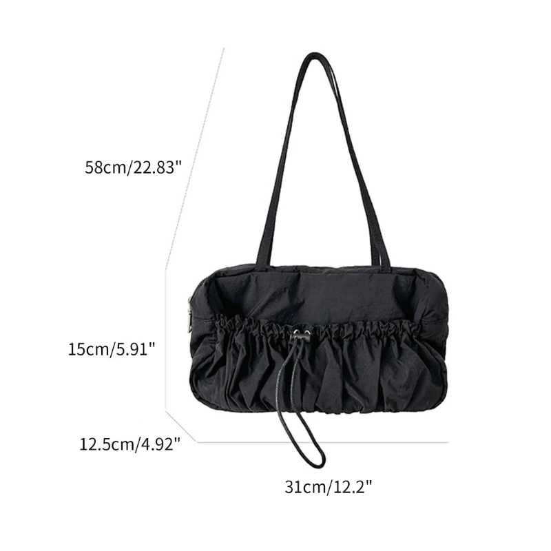 Underarm Bag Versatile Bag Travel Bag Armpit Bag Black Khaki Green