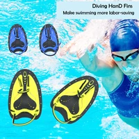 1Pair Swimming Paddles Power Hand Paddles Swim Training Tools Adjustable for Men Women Swim Hand Paddles 1