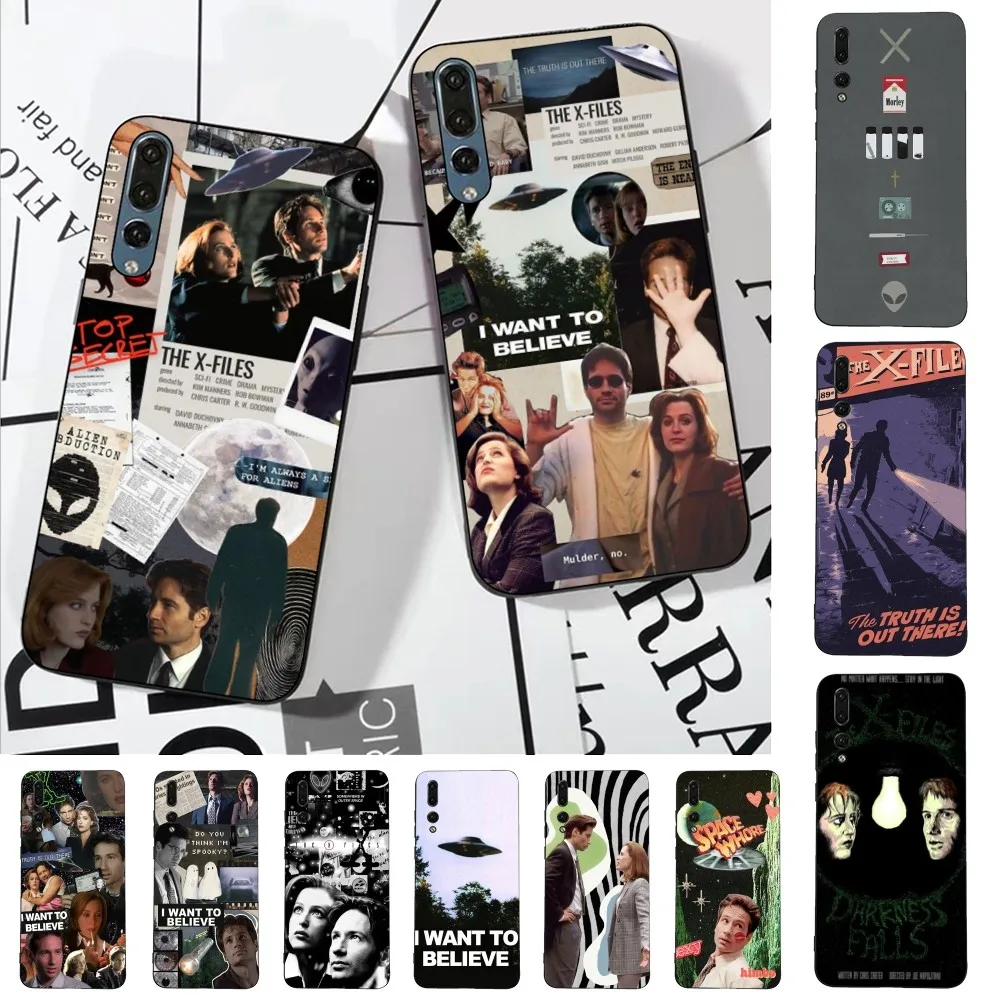 The X Files I Want To Believe Custodia Per Telefono Per Huawei P 8 9 10 20 30 40 50 Pro Lite Psmart Honor 10 Lite 70 Mate 20Lite