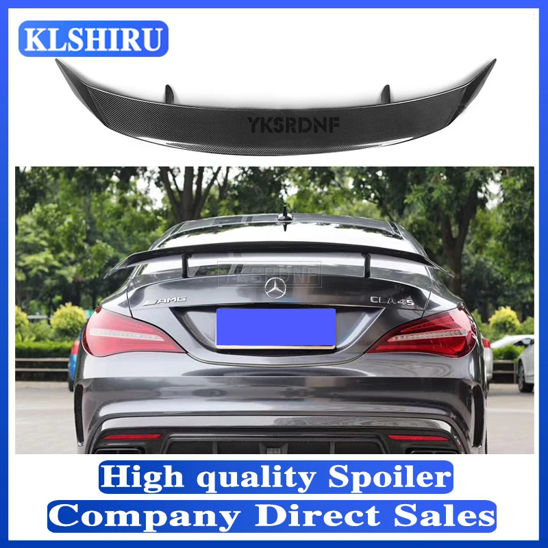 

Крышка крыла спойлера GT для Mercedes - Benz CLA CLASS W117 CLA45 из углеродного волокна/ФАП, задний спойлер для багажника 2013 2014 2015 2016