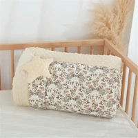 Baby Swaddles Blanket for Infant Boys Girls Autumn Winter Infant Stroller Cover Toddlers Crib Stuff Small Wrap Quilts A2UB