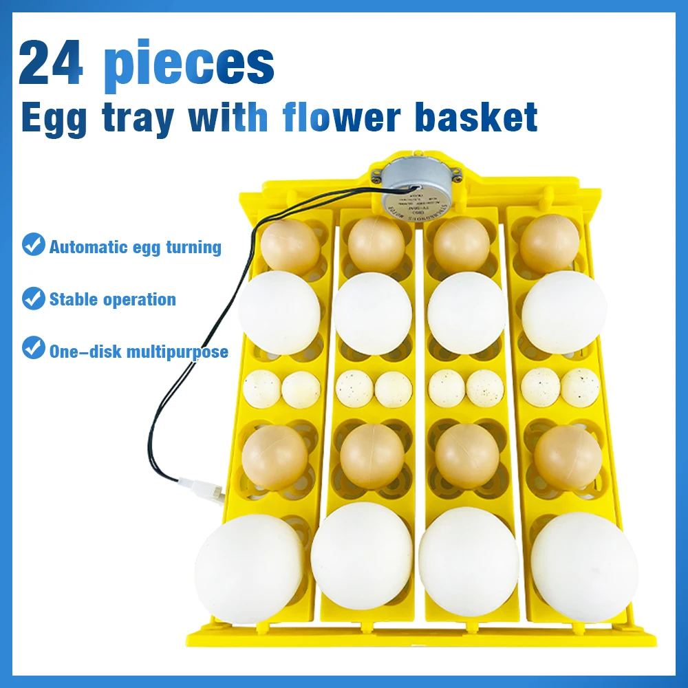 16/24 Eggs Incubator Automatic Egg Flipping Poultry Incubation Equipment