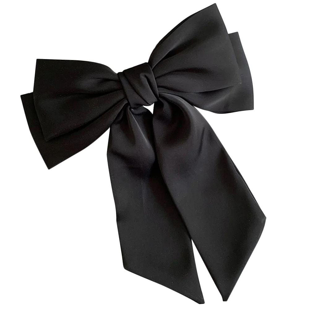 

Bow Hairpin Ribbon for Clip Girl Accessories Bows Teens Ribbons Women Barrettes Thick Ties Large Headgear Ponytail