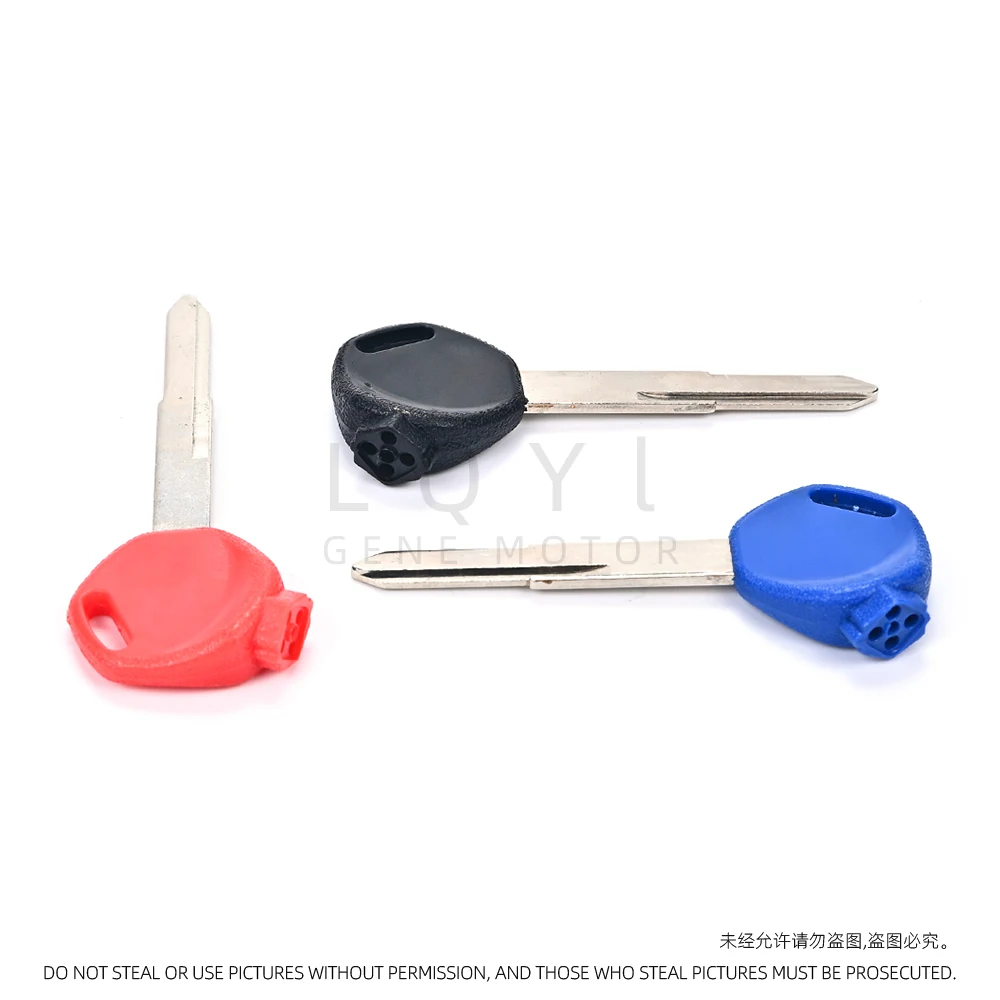 3Pcs Blank Key Motorcycle Replace Uncut Keys For HONDA scooter A magnet Anti-theft lock keys Zoomer DIO 56 Z4 Z125 SCR100 WH110