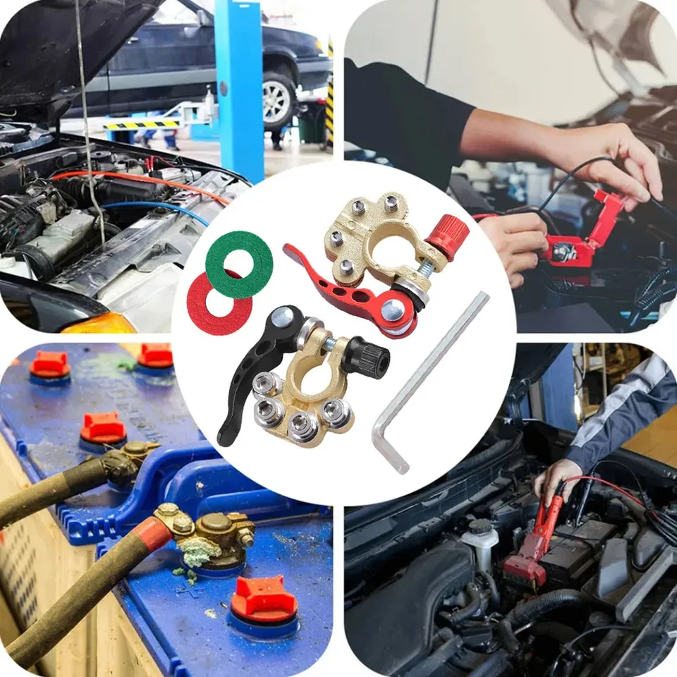 Keadic 8Pcs Car Battery Cable Terminal Clamps Quick - View #3