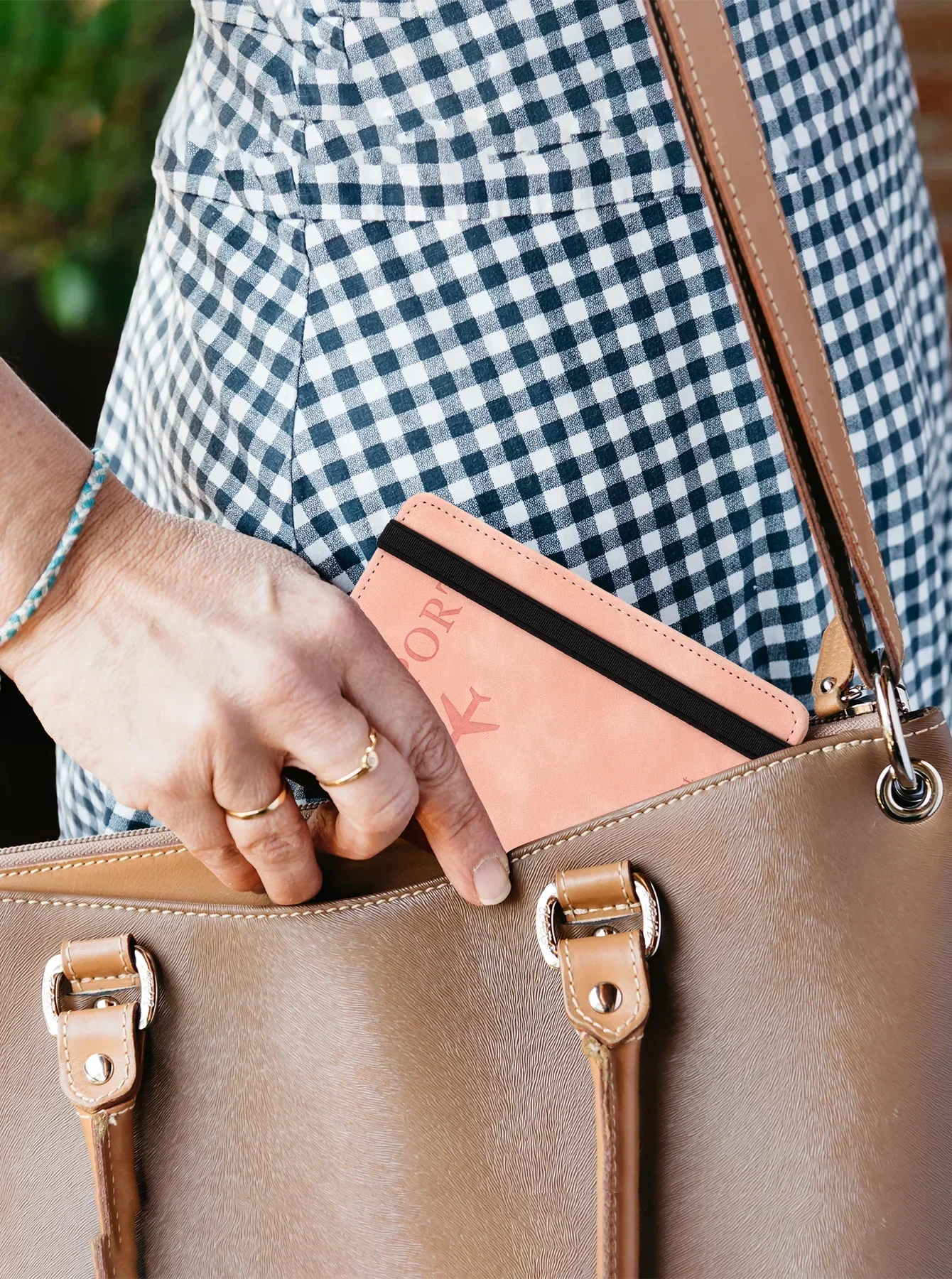 Premium Leather RFID Blocking Card Case & Passport Holder Wallet