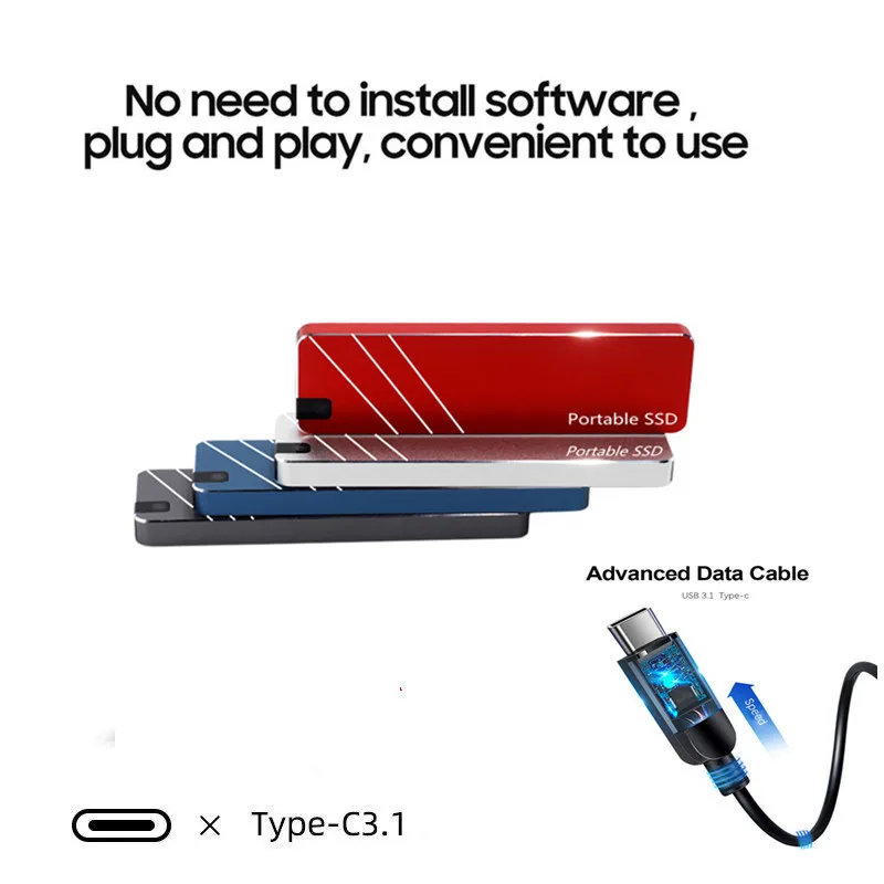 노트북 데스크탑 데스크탑용 외장 하드 디스크, SSD 하드 드라이브 디스크, 32TB, 64TB, 16TB, 8TB, 4TB, SSD 2TB, 1TB