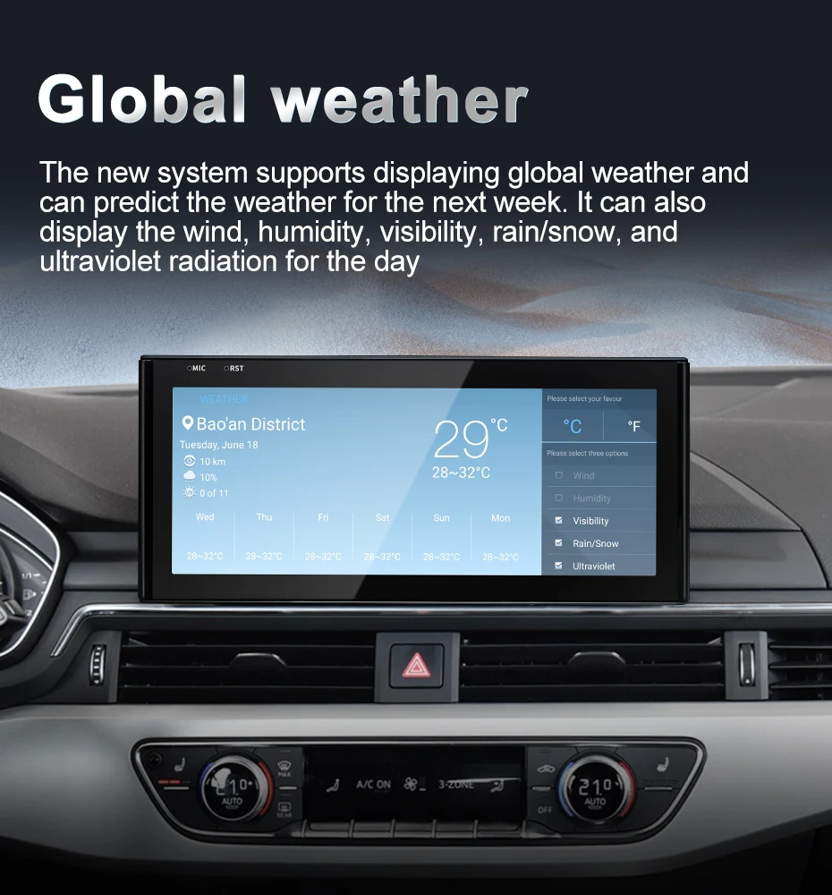 Qualcomm Snapdragon 680 6225 2.4GHz Wireless CarPlay Auto For AUDI A4 A5 B9 Car