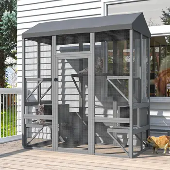 Large Outdoor Cat Catio 1