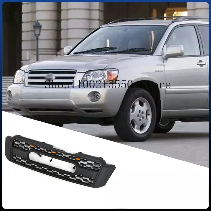 

Подходит для 2004 2005 2006 2007 Toyota Highlander решетка с фарами аксессуары для модификации Highlander решетка передний бампер