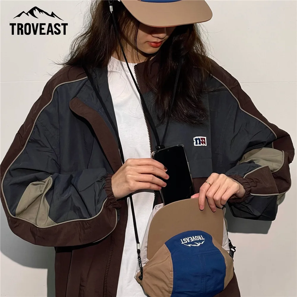Crossbody Colorblocking Five Piece Baseball Cap Quick Dry Shawl Hiking Mountaineering Shade Cap Drawstring Camping Hat