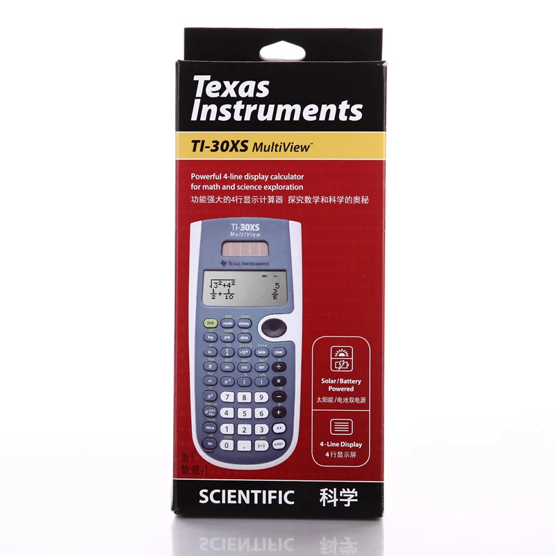 Texas Instruments Nuovo Originale Ti-36Xs Calcolatrice Scientifica Vendita Calda Calcolatrice Grafica Calcolatrice Funzione Calcolatrice