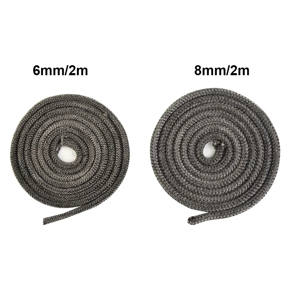 Wood burning stove seal 78" Fireplace Sealing Rope Fireproof Fiberglass Wood Stove Door Gasket Log Burner Door Seal