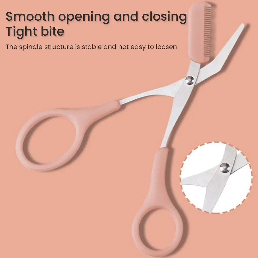 Eyebrow Trimming Knife Razor For Women Professional Scissors With Comb Brow Trimmer Scraper