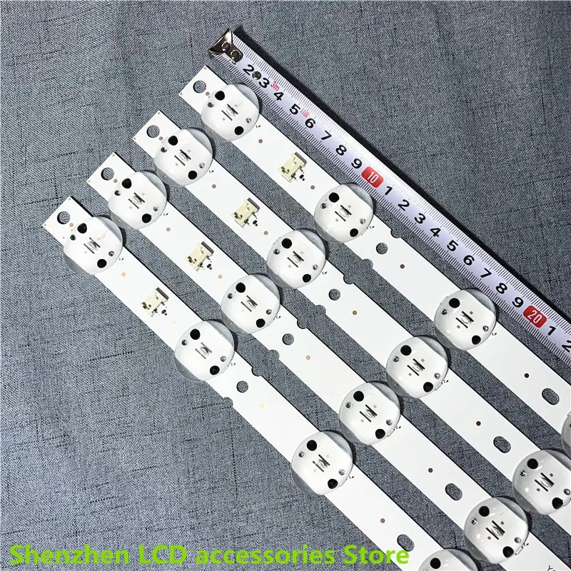 LED Strips(4) For LG 55UM7600PTA 55UM7660PLA 55UM7450PLA 55UM7400PLB 55UM7300AUE 55UM7650PSB 55UM7470PSA 55UM7520PSB 55UM7300PUA 4