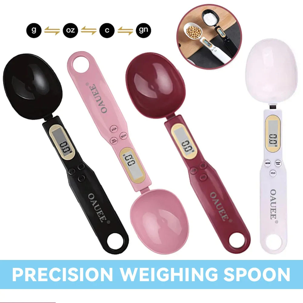 Precision Digital Spoon Kitchen Mini Tool Electronic Kitchen Scale 0.1g LCD Digital Measurement Food Flour Milk Coffee Scale electronic kitchen scale electronic scale