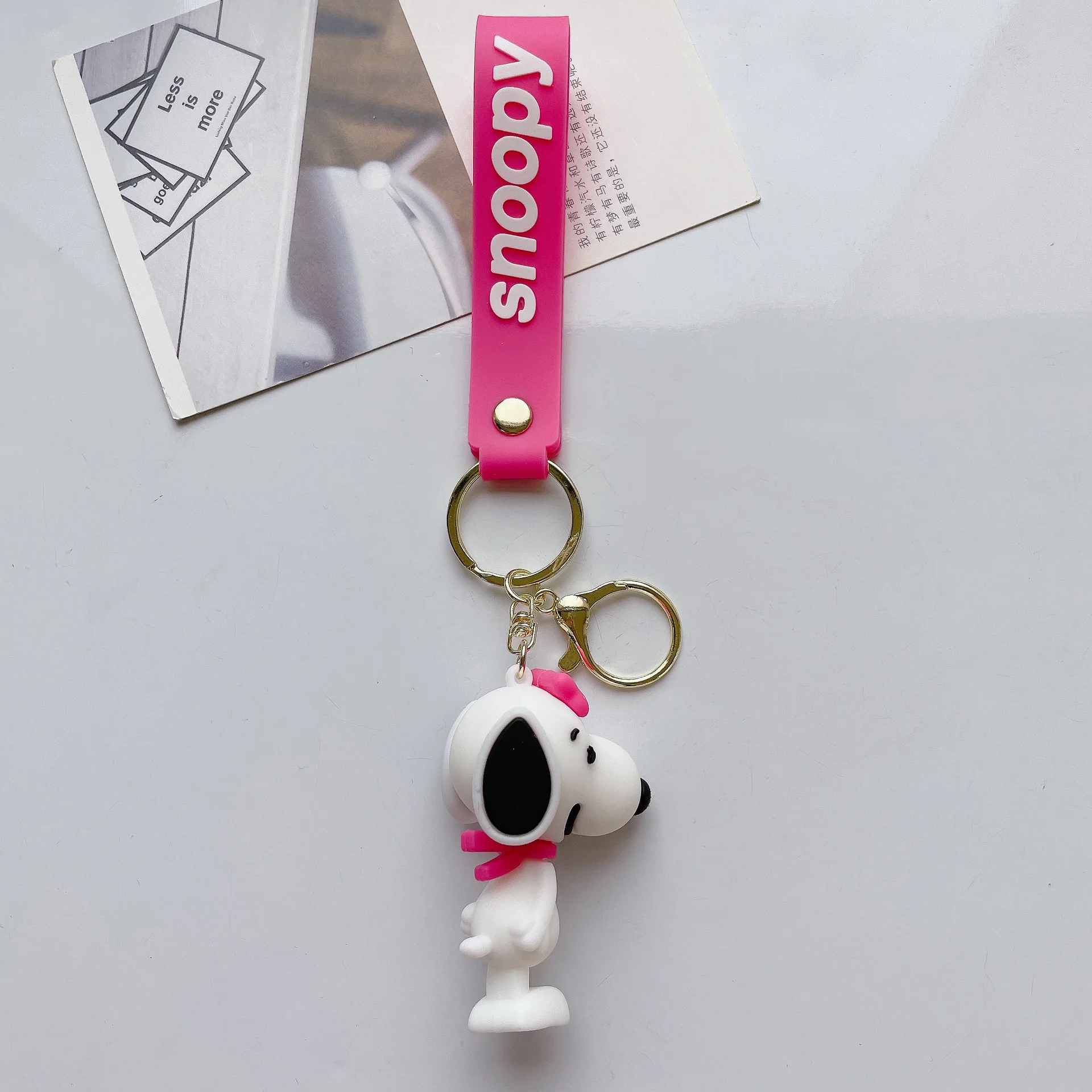 Snoopy Keychain Anime Woodstock Pendant for Women Bag Car KeyRing Mobile  Phone Wallet Jewelry Accessories Children Toys Gifts - AliExpress