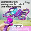 One Click Takeoff Flash Butterfly Four Axis Aircraft Colorful Toy Second Child Remote Control Butterfly Aircraft Toy Gift 6