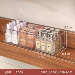 Acrylic Makeup and Jewelry Storage Organizer Box (3grid - 1pcs)