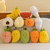 Fruit plush toy strawberry watermelon carrot avocado doll wedding toss rag doll catch Machine wholesale 2