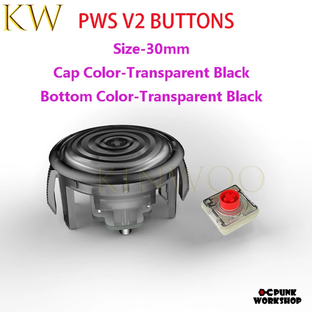 Punk Workshop Original PWS Blaze Button With Mute Microswitch For
