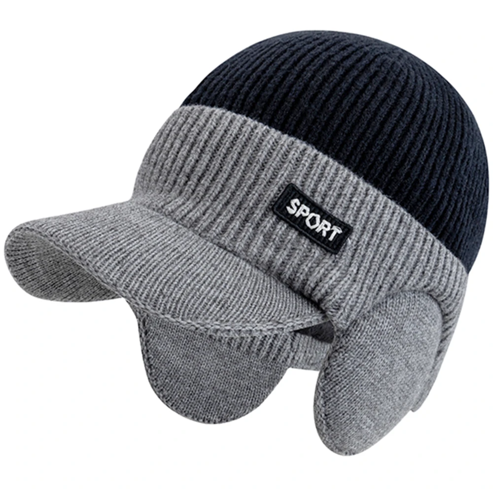 Hot Sale Unisex Winter Hat Thermal Beanie Warm Earflap Cap Stylish Chic Hats For Men Outdoor Thicken Streetwear Knitted Hat