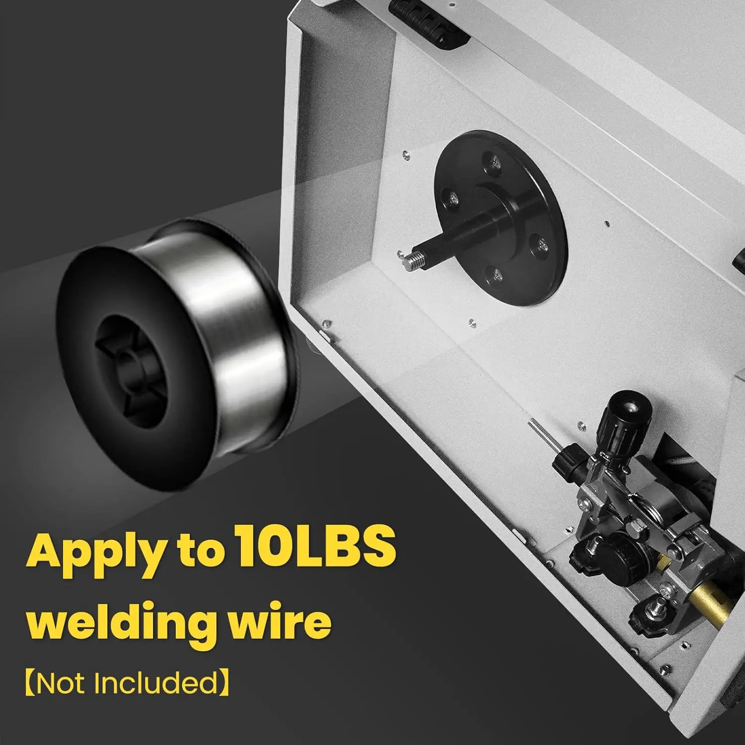 MIG Welder 4 in 1 MIG/MAG/Lift TIG/Stick Welder 110/220V Dual Voltage Welding Machine with Flux core wire