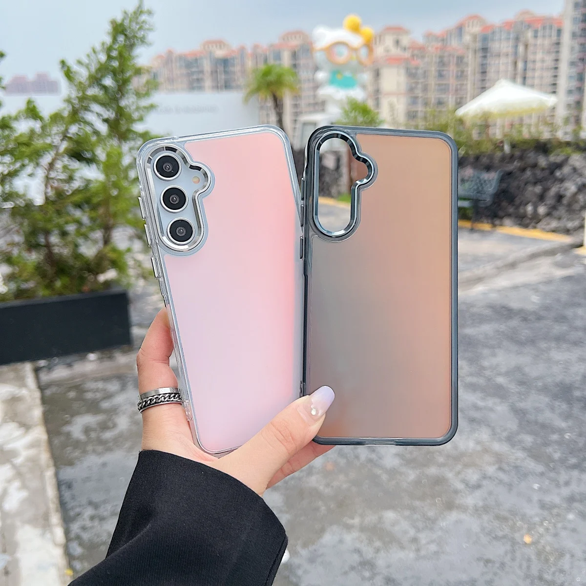 Luxury Gradient Laser Aurora Phone Case