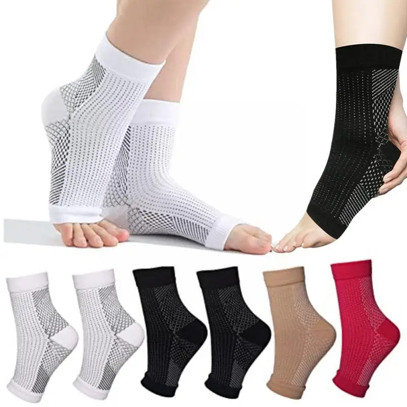 

1Pair Neuropathy Socks Ankle Compression Socks Men Women Soothe Socks For Ankle Brace Plantar Fasciitis Pain Relief L7U1