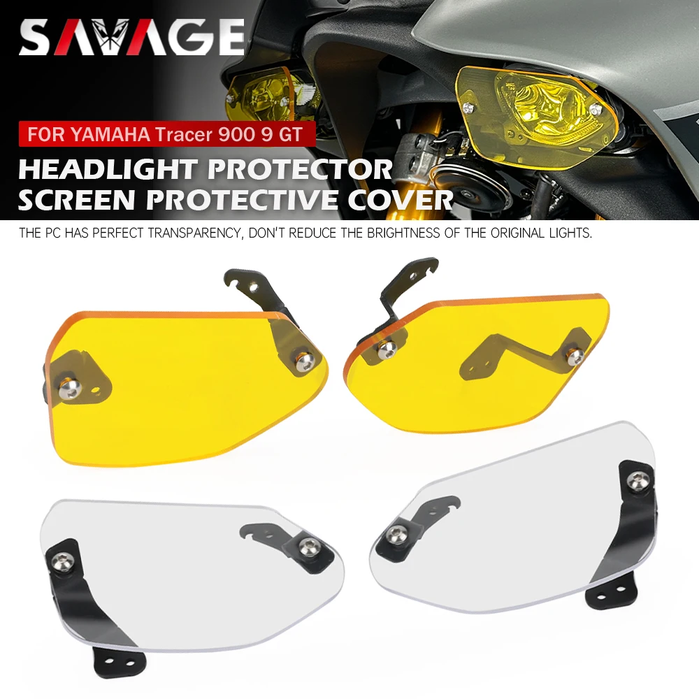 Motorcycle Headlight Protector For YAMAHA Tracer 900/9/GT 900GT 9GT 2021-2024 Headlamp Shield Guard Screen Protective Cover