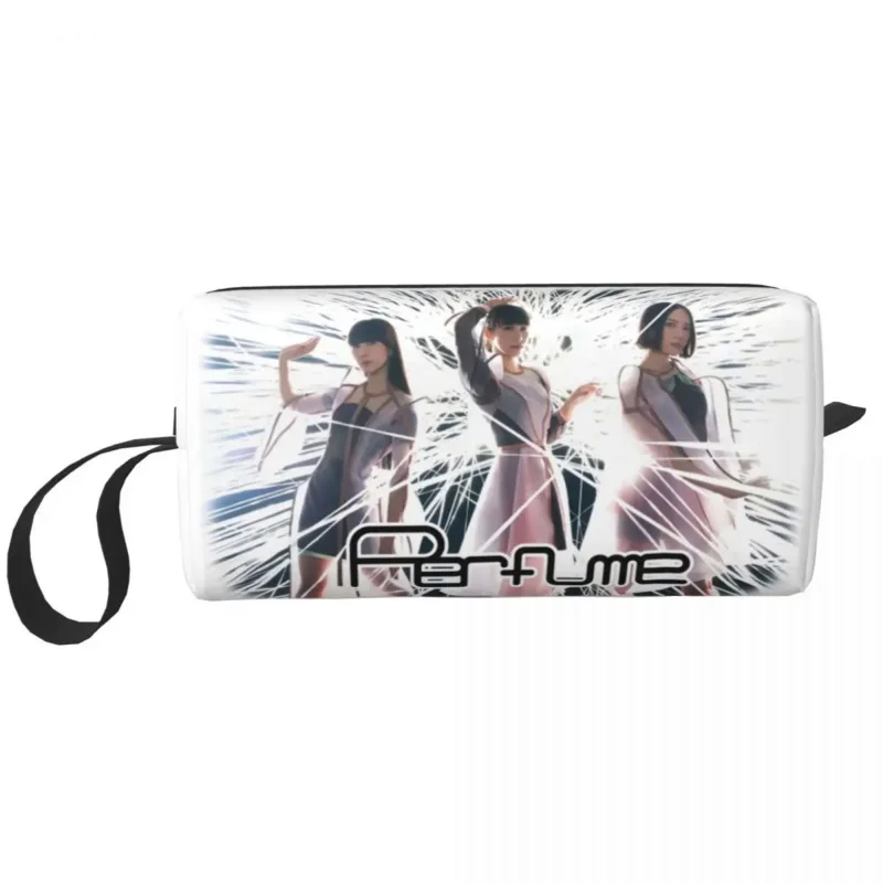 

Perfumes J-pop Trio Japan Future Travel Cosmetic Bag Makeup Toiletry Organizer Lady Beauty Storage Bags Dopp Kit Case Box Gift