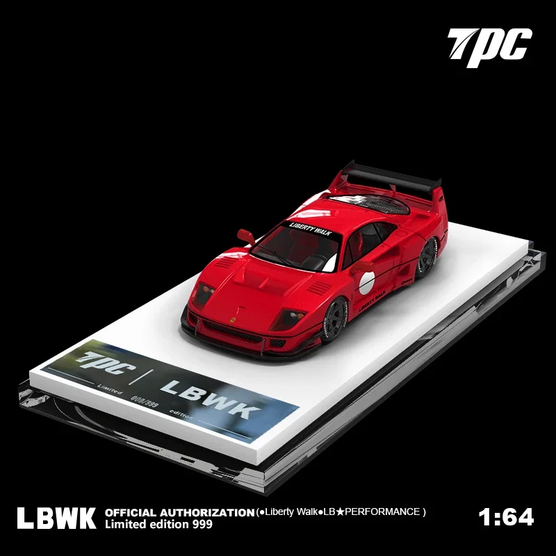 TPC 1:64 LBWK F40 Red Model Car - AliExpress