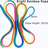 5M Rainbow Long Rope Group Skipping Children Students Speed -Fit Jump With Anti-Slip Handle School Elementary Outdoor Sports 4