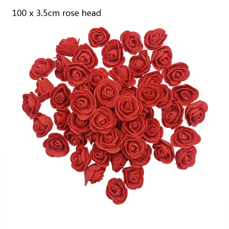 100pcs red