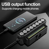 Nouveau USB charge vtt phare vélo lumière LED étanche cyclisme lampe lampe de poche cyclisme klaxon vélo lumière avant lumière vélo 5